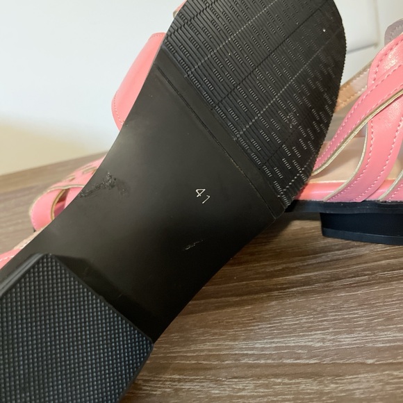 Retro Inspired Fisherman Caged Sandals Pink Size US10 EU41 Practical Versatile - Picture 3 of 9